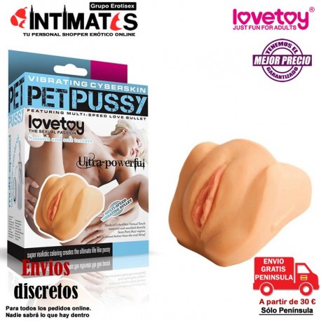 Pet Pussy · Masturbador vagina con vibración · Lovetoy, que puedes adquirir en intimates.es "Tu Personal Shopper Erótico Online"