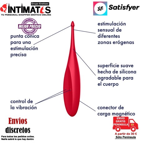 Twirling Fun · Estimulador por puntos de placer giratorios · Satisfyer, que puedes adquirir en intimates.es "Tu Personal Shopper Erótico Online"