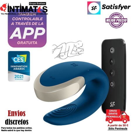 Double Love  · Vibrador de lujo para parejas · Satisfyer, que puedes adquirir en intimates.es "Tu Personal Shopper Erótico Online"