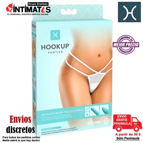 Remote Bow-Tie G-String · Braguitas de placer · Hookup Panties, que puedes adquirir en intimates.es "Tu Personal Shopper Erótico Online"