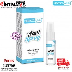 Anal Spray 20ml · Reduce la sensibilidad de la zona anal · Smoothglide®