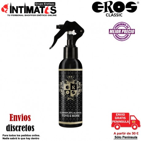 EROS Action · Cleaner 20% Alcohol Toys & More 150 ml · Megasol, que puedes adquirir en intimates.es "Tu Personal Shopper Erótico Online"