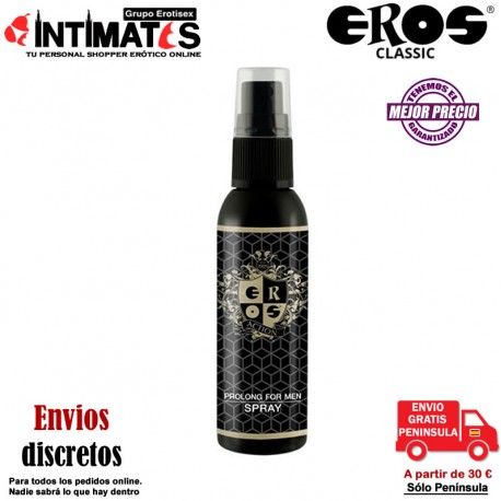 EROS Action · Prolong for men Spray 50 ml · Megasol, que puedes adquirir en intimates.es "Tu Personal Shopper Erótico Online" 