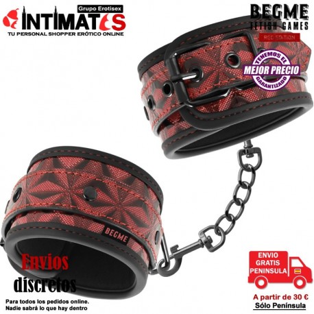 Esposas para tobillos · Begme Red Edition, que puedes adquirir en intimates.es "Tu Personal Shopper Erótico Online"