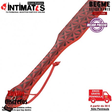 Paleta de cuero vegano · Begme Red Edition, que puedes adquirir en intimates.es "Tu Personal Shopper Erótico"