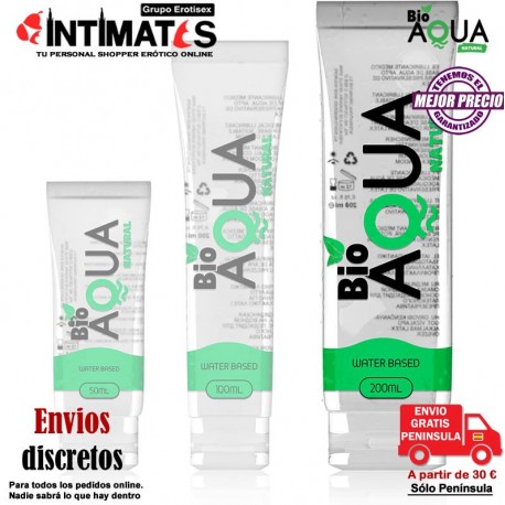 BioAQUA · Lubricante a base de agua 200 ml · Aqua® Quality, que puedes adquirir en intimates.es "Tu Personal Shopper Erótico Online" 