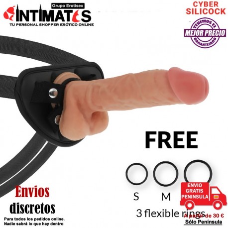 Arnés + Magnus Liquid Silicone 205mm · Cyber Silicock , que puedes adquirir en intimates.es "Tu Personal Shopper Erótico Online" 