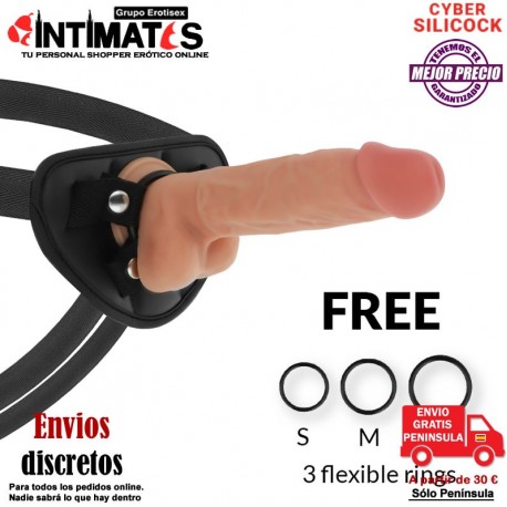 Arnés + Oliver Liquid Silicon 190mm · Cyber Silicock , que puedes adquirir en intimates.es "Tu Personal Shopper Erótico Online" 