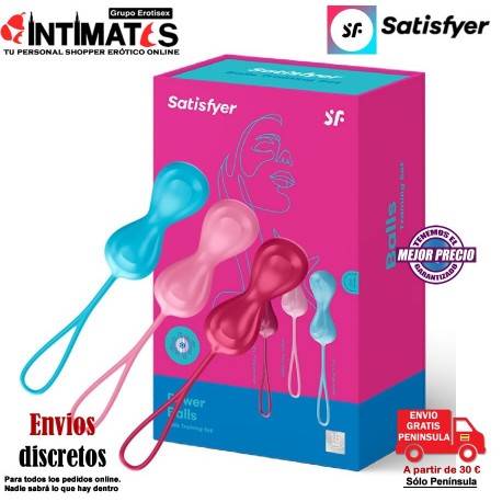 Power Balls · Entrenamiento del suelo pélvico · Satisfyer, que puedes adquirir en intimates.es "Tu Personal Shopper Erótico Online"
