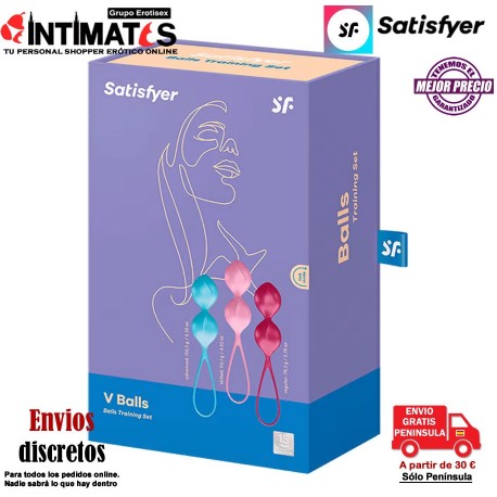 V Balls · Entrenamiento del suelo pélvico · Satisfyer, que puedes adquirir en intimates.es "Tu Personal Shopper Erótico Online"