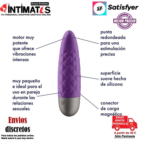 Ultra Power Bullet 5 · Mini-vibrador de clítoris · Satisfyer, que puedes adquirir en intimates.es "Tu Personal Shopper Erótico Online"