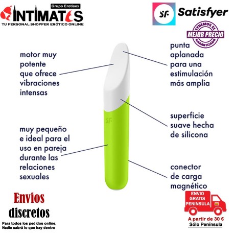 Ultra Power Bullet 7 · Mini-vibrador de clítoris · Satisfyer, que puedes adquirir en intimates.es "Tu Personal Shopper Erótico Online"