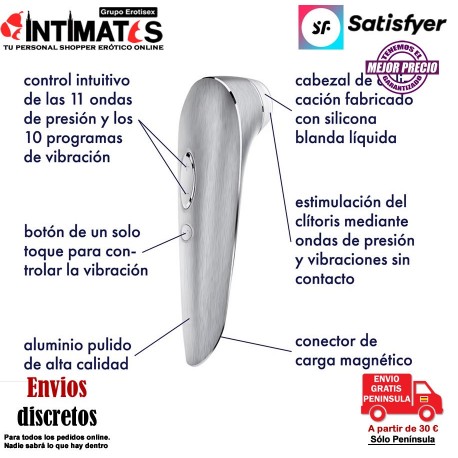 High Fashion · Succionador de clítoris · Satisfyer Luxury, que puedes adquirir en intimates.es "Tu Personal Shopper Erótico Online"