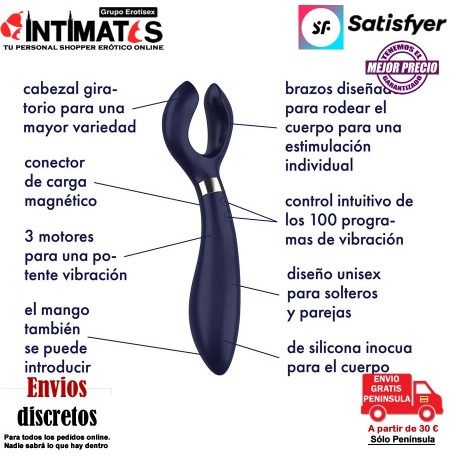 Endless Fun · Vibrador para mujer, hombre y parejas · Satisfyer, que puedes adquirir en intimates.es "Tu Personal Shopper Erótico"