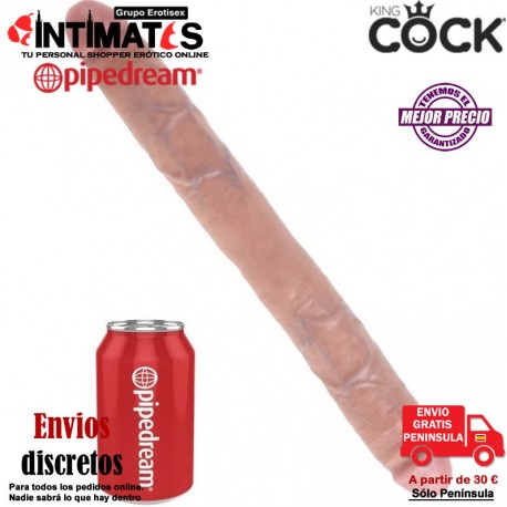 Consolador doble de 40.6 cm - Natural · King Cock , que puedes adquirir en intimates.es "Tu Personal Shopper Erótico"