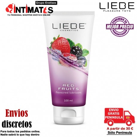 Red Fruits · Lubricante con sabor a frutos rojos · Liebe, que puedes adquirir en intimates.es "Tu Personal Shopper Erótico"