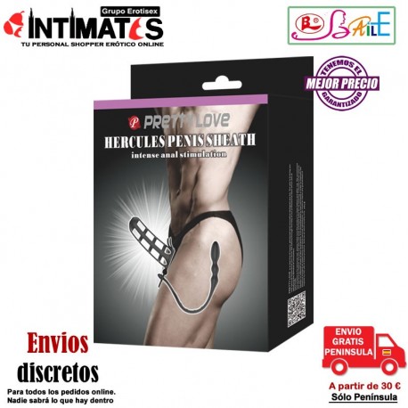 Hercules Penis Sheat · Funda de pene y plug anal · Baile, que puedes adquirir en intimates.es "Tu Personal Shopper Erótico"