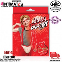 Joolly Booby · Vagina de 18cm inflable con arnés
