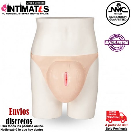 Joolly Booby · Vagina de 18cm inflable con arnés, que puedes adquirir en intimates.es "Tu Personal Shopper Erótico"