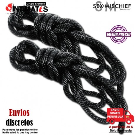 Black Silky Rope · Cuerda sedosa negra · Sex & Mischief, que puedes adquirir en intimates.es "Tu Personal Shopper Erótico"