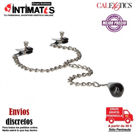 Nipple Clamps™ · Pinzas para pezones ponderadas · CalExotics , que puedes adquirir en intimates.es "Tu Personal Shopper Erótico"