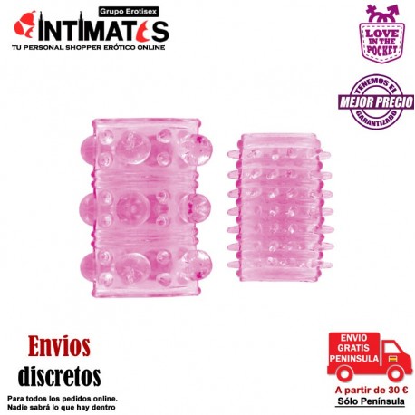 Love Sleeves · Fundas para el pene · Love in the Pocket, que puedes adquirir en intimates.es "Tu Personal Shopper Erótico"