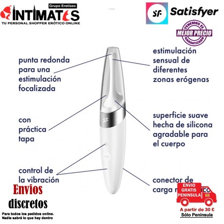 Twirling Delight · Estimulador por puntos de placer giratorios · Satisfyer, que puedes adquirir en intimates.es "Tu Personal Shopper Erótico"