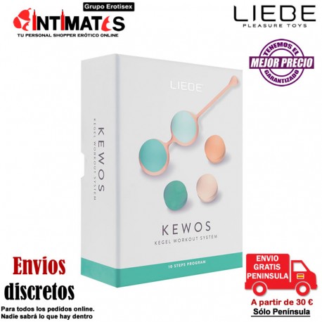 Kewos · Kit de entrenamiento Kegel · Liebe, que puedes adquirir en intimates.es "Tu Personal Shopper Erótico"