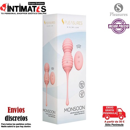 Monsoon · Bolas vaginales recargables con mando · Sinful Pleasures , que puedes adquirir en intimates.es "Tu Personal Shopper Erótico"