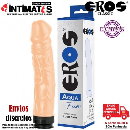 EROS Aqua Fun · Dildo con lubricante a base de agua 300ml · Megasol, que puedes adquirir en intimates.es "Tu Personal Shopper Erótico"
