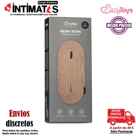 Hemp Rope · Cuerda de esclavitud de cáñamo 10M · EasyToys, que puedes adquirir en intimates.es "Tu Personal Shopper Erótico"