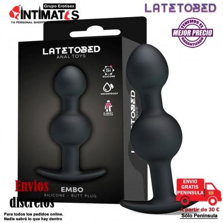 Embo · Plug anal · Latetobed, que puedes adquirir en intimates.es "Tu Personal Shopper Erótico"