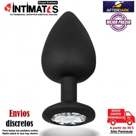 Sparkly · Plug anal de silicona con joya en la base - L · AfterDark, que puedes adquirir en intimates.es "Tu Personal Shopper Erótico"