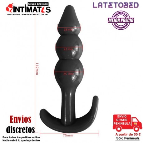Gevil · Plug anal en ancla - negro · Latetobed, que puedes adquirir en intimates.es "Tu Personal Shopper Erótico"