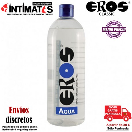 Aqua 500 ml · Lubricante acuoso denso · Eros, que puedes adquirir en intimates.es "Tu Personal Shopper Erótico"