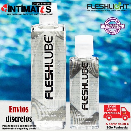 Fleshlube Slide · Water Based Anal Lubricant 250ml · Fleshlight, que puedes adquirir en intimates.es "Tu Personal Shopper Erótico"