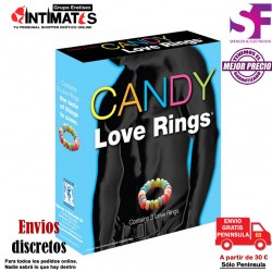 Candy Love Rings · 3 anillos comestibles para el pene · Spencer & Fleetwood