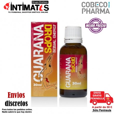 Guarana · Sexual Energy 30 ml · Cobeco, que puedes adquirir en intimates.es "Tu Personal Shopper Erótico"