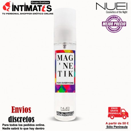 Mag’netik For Everyone · Perfume con feromonas no binario · Nuei, que puedes adquirir en intimates.es "Tu Personal Shopper Erótico"