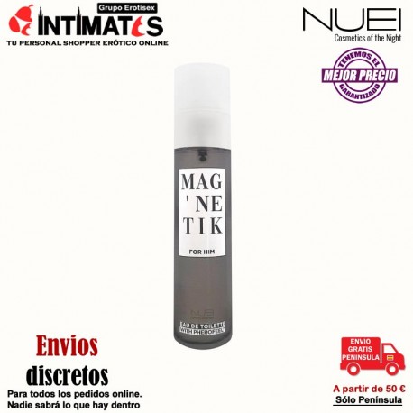 Mag’netik for him · Perfume masculino con PHEROFEEL™· Nuei, que puedes adquirir en intimates.es "Tu Personal Shopper Erótico"
