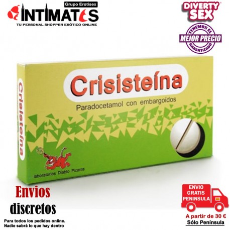 Crisiteína · Paracetamol con embargoídos · Diverty Sex , que puedes adquirir en intimates.es "Tu Personal Shopper Erótico"