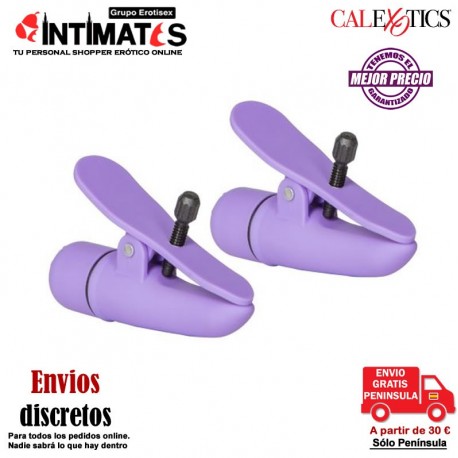 Nipplettes™ · Pinzas para pezones con vibración · CalExotics , que puedes adquirir en intimates.es "Tu Personal Shopper Erótico"