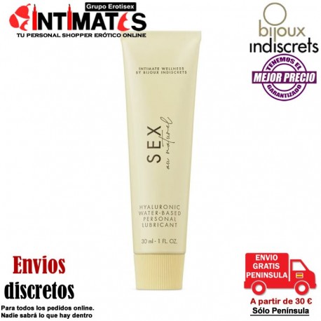 Sex au Natural · Lubricante hialurónico a base de agua · Bijoux Indiscrets, que puedes adquirir en intimates.es "Tu Personal Shopper Erótico"