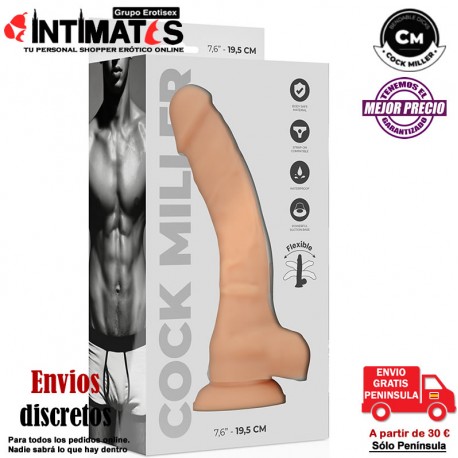 Dildo flexible de silicona 195 mm · Cock Miller , que puedes adquirir en intimates.es "Tu Personal Shopper Erótico"
