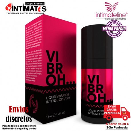 Vibroh · Vibrador liquido 15ml · Intimateline, que puedes adquirir en intimates.es "Tu Personal Shopper Erótico"