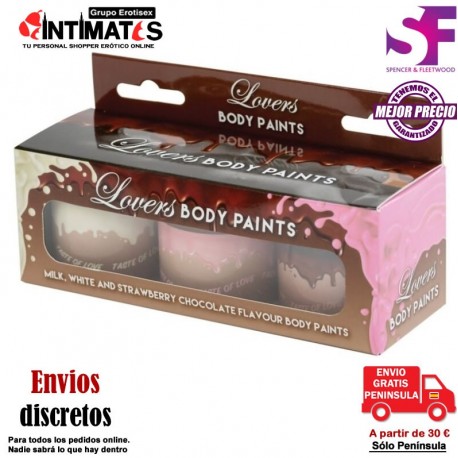 Lovers Body Paints · Pintura corporal · Spencer & Fleetwood, que puedes adquirir en intimates.es "Tu Personal Shopper Erótico"