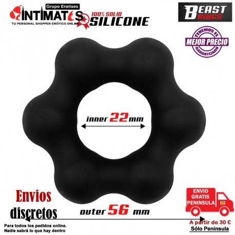 22mm Liquid Silicone · Anillo para el pene · Beast Rings, que puedes adquirir en intimates.es "Tu Personal Shopper Erótico"