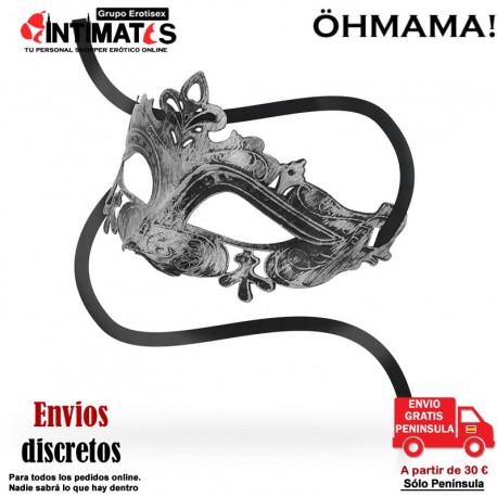 Máscara de fantasía estilo Veneciano · ÖhMama, que puedes adquirir en intimates.es "Tu Personal Shopper Erótico"