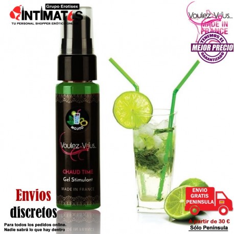 Chaud Time · Gel estimulante para el hombre · Voulez-Vous, que puedes adquirir en intimates.es "Tu Personal Shopper Erótico"