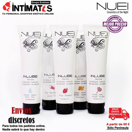 Inlube Aloe Vera · Gel deslizante · Nuei , que puedes adquirir en intimates.es "Tu Personal Shopper Erótico"